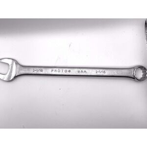 Proto Combination Wrench Men 1-1/16 Silver Good 1234 Professional USA Made